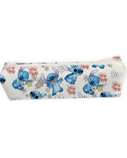 Disney Stitch Anime Pencil Case Stitch Print Pen Bag  Cartoon Students Storage Bag Stationery kids Toy Student Christmars Gift