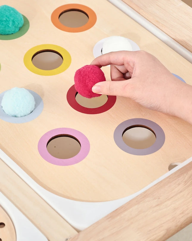 Montessori Sensory Tray Board Game,Early Educational Toys for Children Fine Motor skill Training Toys Sort Sensory Baby Toy Gift
