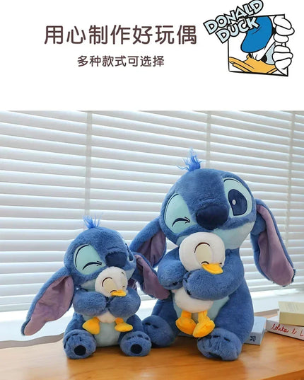 30/45cm  Stitch Plush Toy - Cute Lilo & Stitch Doll,Kawaii Donald Duck Stuffed Animal,Soft Birthday Gift for Kids Children