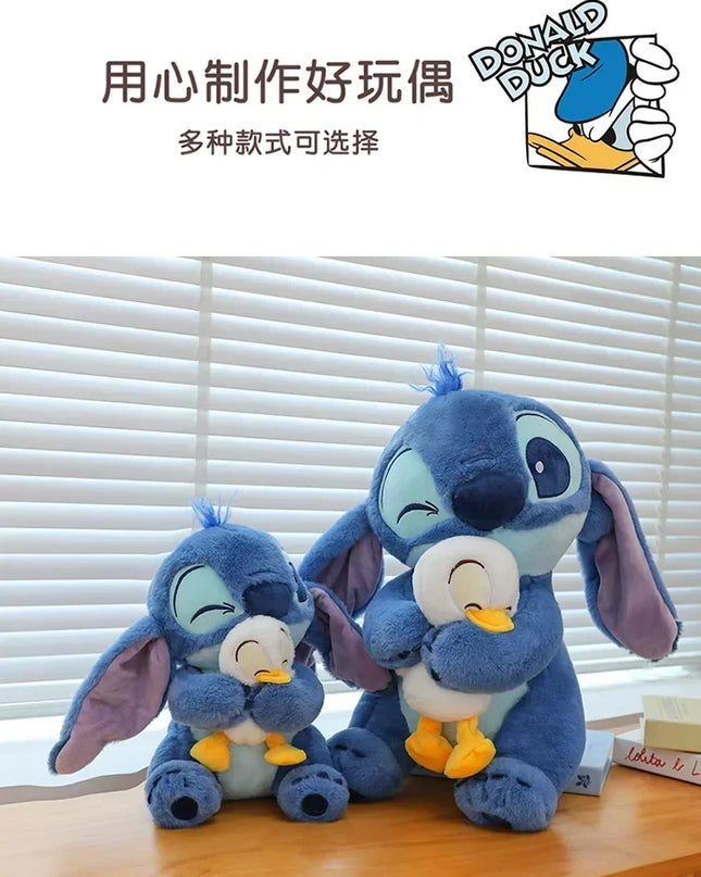 30/45cm  Stitch Plush Toy - Cute Lilo & Stitch Doll,Kawaii Donald Duck Stuffed Animal,Soft Birthday Gift for Kids Children