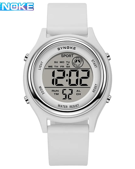 SYNOKE Colorful Children Seven Lights Watches Sport Students Digital Watch For Kids Waterproof Electronic Watch Shock Resist