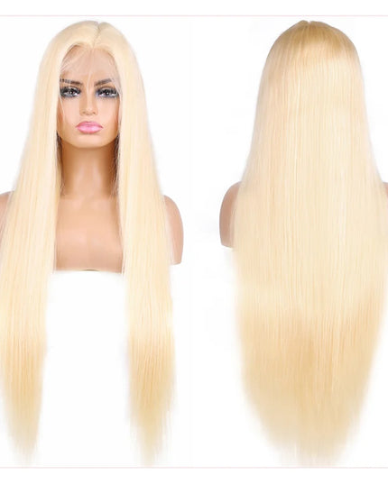613 Blonde 360 Full Lace Wig Human Hair Pre Plucked Hd 13x4 13x6 Lace Front Wig Blonde Brazilian Straight Frontal Wigs For Women