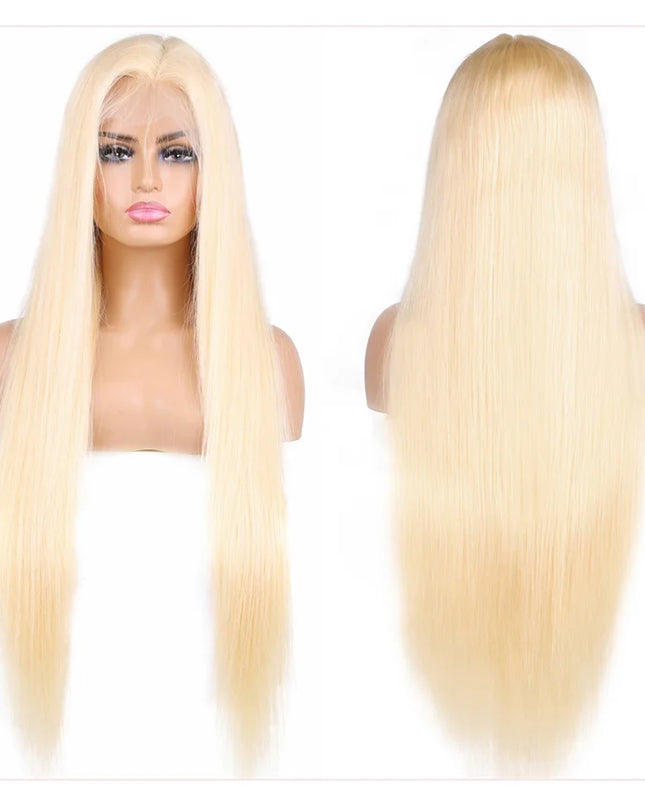 613 Blonde 360 Full Lace Wig Human Hair Pre Plucked Hd 13x4 13x6 Lace Front Wig Blonde Brazilian Straight Frontal Wigs For Women