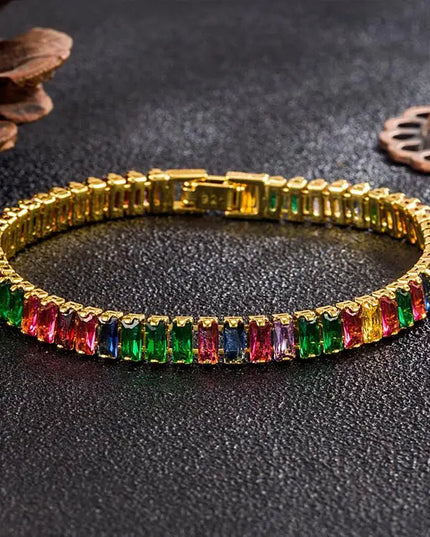 Real 3MM D VVS Moissanite Tennis Bracelet Passes Diamond Sparkling Test Solid S925 Jewelry Wedding Women Gift