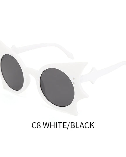 1pc Bat Hip Hop Funny Sunglasses Butterfly Sunglasses Concave Sunglasses Personalized Versatile Sunglasses