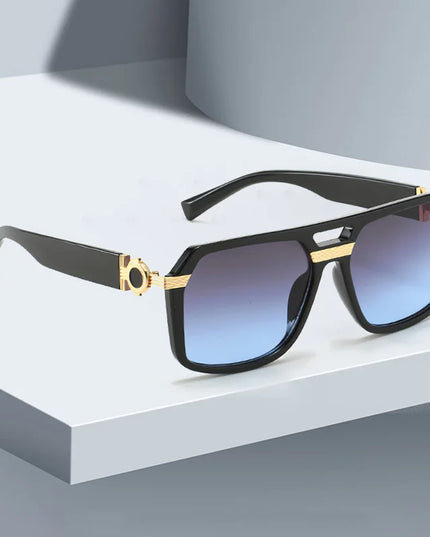 2025 Sunglasses for Women Fashionable Square Frame Glasses with Golden Decorative Legs and Exquisite Design for Women Glasses