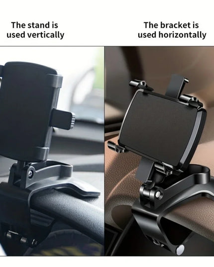 Support de téléphone universel pour tableau de bord de voiture 360 °   Support de voiture pour Smartphone rotatif, pour iPhone,