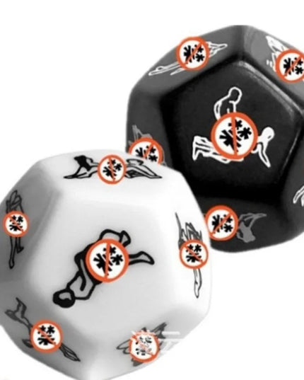 12 Sides Sex Toys for Couples Funny Sex Dice Adult Game Erotic Love Sexy Posture Foreplay Lovers Humour Game Toy Romantic Party
