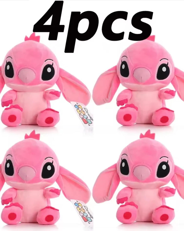 12cm 20cm 25cm Stitch Stuffed Plush Models Cartoon Stuffed Plush Dolls Anime Plush Baby Toys Kawaii Kids Birthday Gift