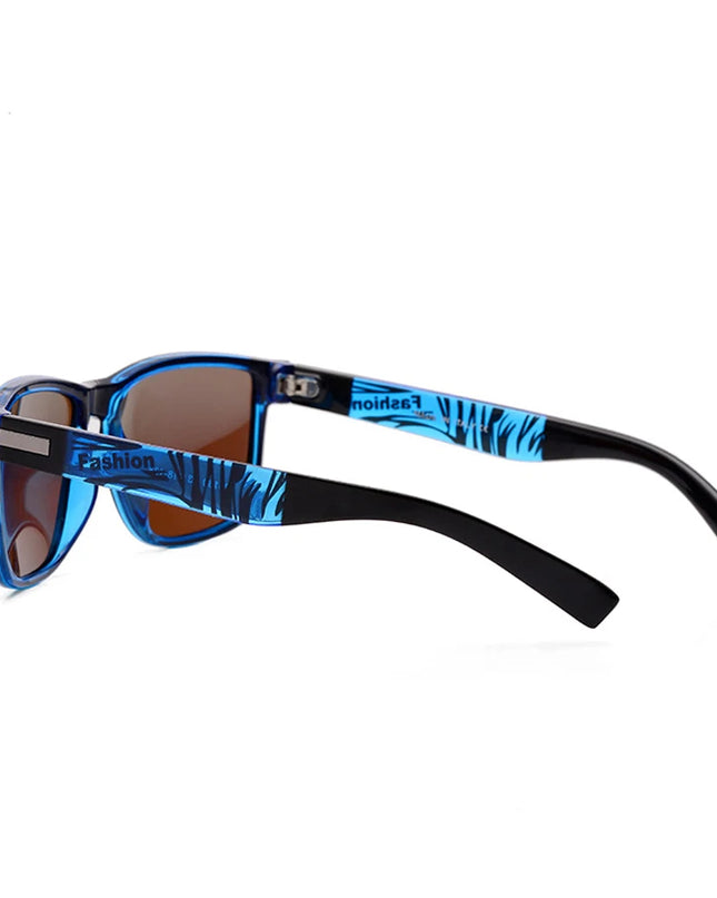 4 PCS Fashion Vintage Pattern Square Sunglasses Men Women Fishing Driving Man Luxury Brand Designer Sun Glasses UV400 Eyewear ﻿