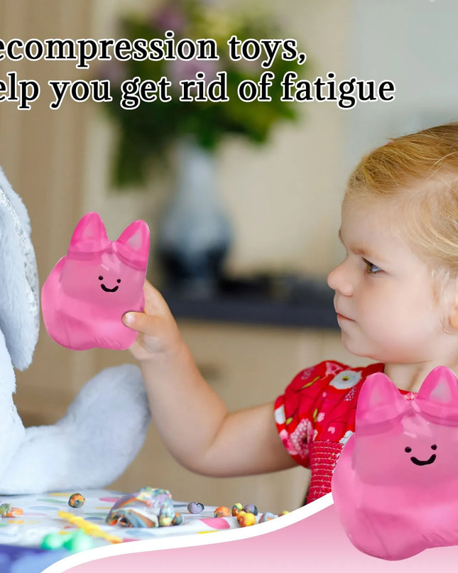 Squishy Bubble Pop Fidget Toy, Squeeze Sensory Ball & Octopus Popper, Anti-Anxiety Toy for Adults Kids, ASMR Fun Party Gift