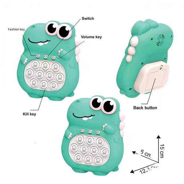 Upgraded Electronic Pop Light Fidget Toy for Children and Adults, Quick Push Game, Stress Relief, Sensory Toy, Gift