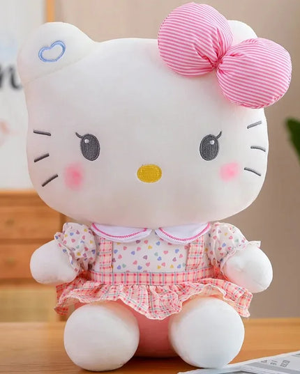 Hello Kitty Anime Hello Kitty Stuffed Toys Plushier Soft Pillow Birthday Gifts For Girls Kawaii Hello Kitty Plush Dolls