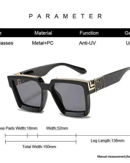 Classic Sunglasses Men Women Driving Square Frame Fishing Travel Sun Glasses Male Goggles Sports UV400 Eyewear Gafas De Sol