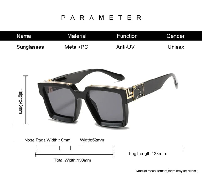 Classic Sunglasses Men Women Driving Square Frame Fishing Travel Sun Glasses Male Goggles Sports UV400 Eyewear Gafas De Sol