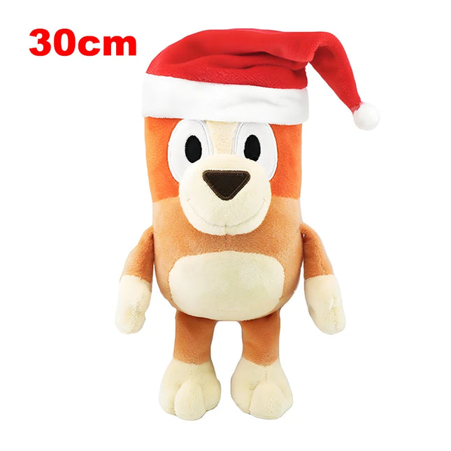 20/30CM Bluey And Bingo Plush Dolls Shining Star Eye Bluey Bingo Anime Plush Stuffed Toys Birthday Christmas Gift For Children
