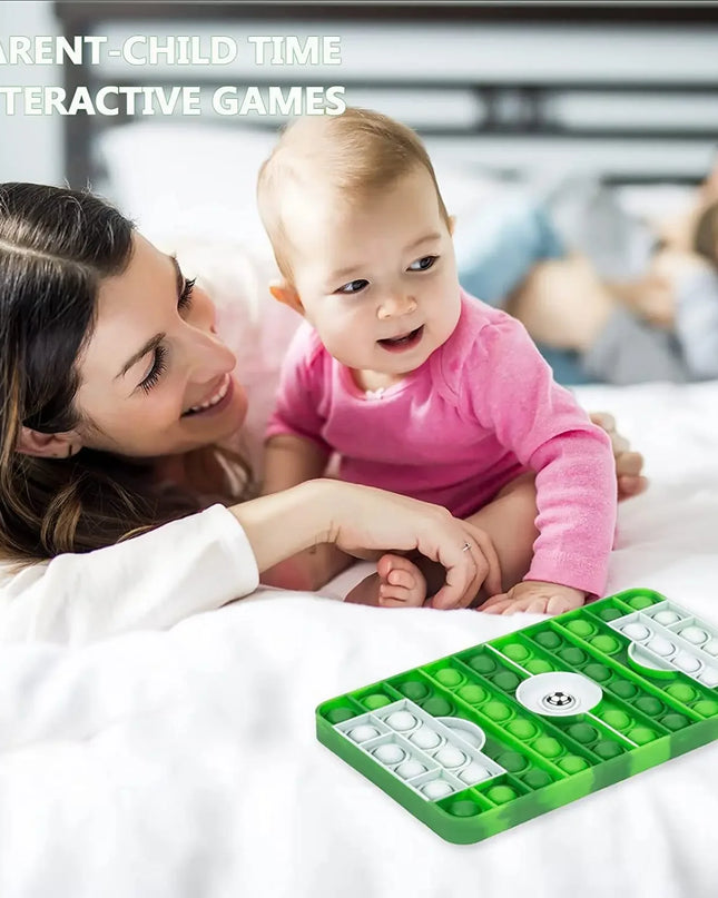 Big Pop Bubble Sensory Fidget Toy for Boys Kids Soccer Field Pop Stress Relief Fidget Popper Toy for Kids Autism ADHD Anxiety