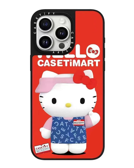 Hello Kitty Iphone 16 Promax Phone Case With Mirror Finish Technology Anti Drop All Inclusive Creative Cartoon Protective Cover