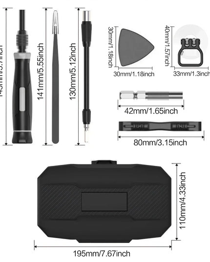 Precision Screwdriver Set, Laptop Tool Kit, 152/25 in 1 Professional Computer Screwdriver Repair Kit T5 T6 Torx Screwdriver