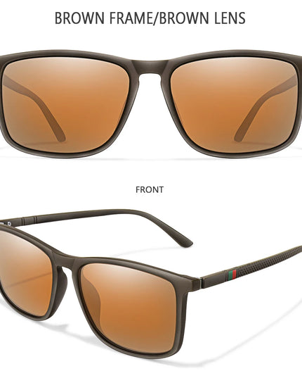 Luxury Square Vintage Polarized Cycling Sunglasses Men Women Fashion Travel Driving Fishing Sun Glasses Male Eyewear UV400