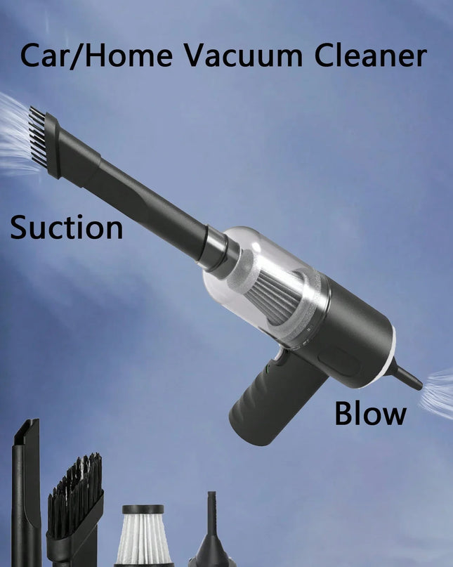 3 In 1 Integrated Suction And Blowing Vacuum Combination Vacuum Cleaner USB Charging Small Car Household Vacuum Cleaner