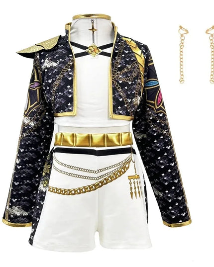 Kpop Girls Stage performance cos Halloween Carnival  theme party performance Idol Roleplay Fashion girls suits