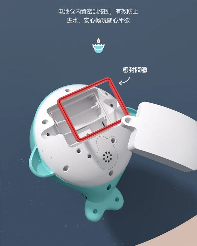 Baby Children's bath toys Water play toys Boys Girls bathing fun Electric water play artifact  Fun shower toy
