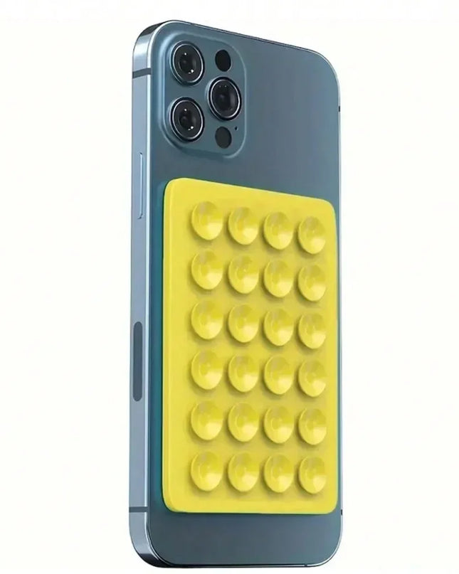 Phone Silicone Suction Cup Holder Multifunctional Suction Cup Wall Stand Square Anti-Slip Single-Sided Case Mount Back Sticker