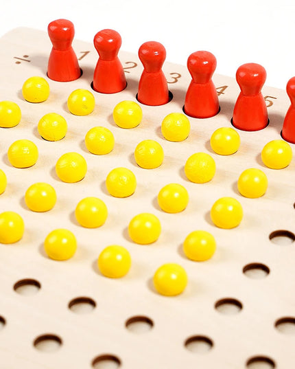 Montessori 99 multiplication Board  Maths Teaching Aids Multiplication and Division Board Early Education Children's Puzzle Toys