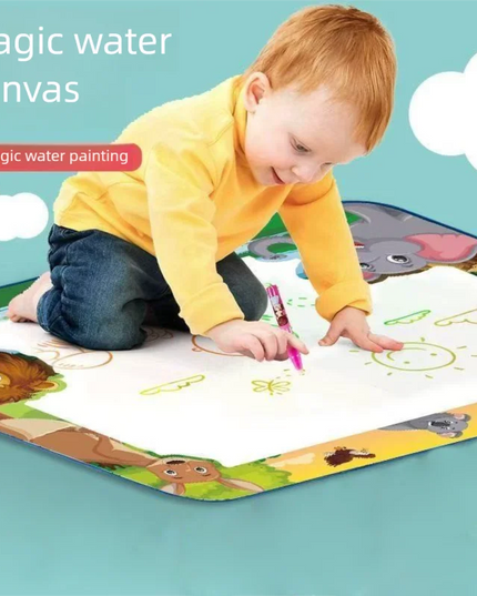 Magic Water Drawing Mat Extra Large Water Doodle Toy Set Painting Board Children Educational Toys Gift for Kids Multiple Size