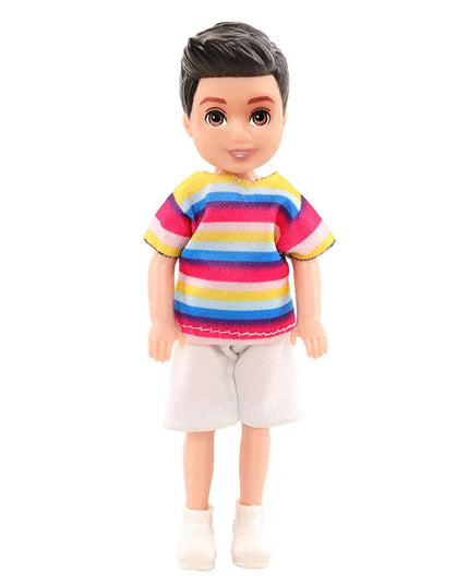 Fashion Wear Kids Toys Doll Clothes Mini Dress Dad Mom Baby Family Outfit Accessories For Dolls DIY Birthday Gift