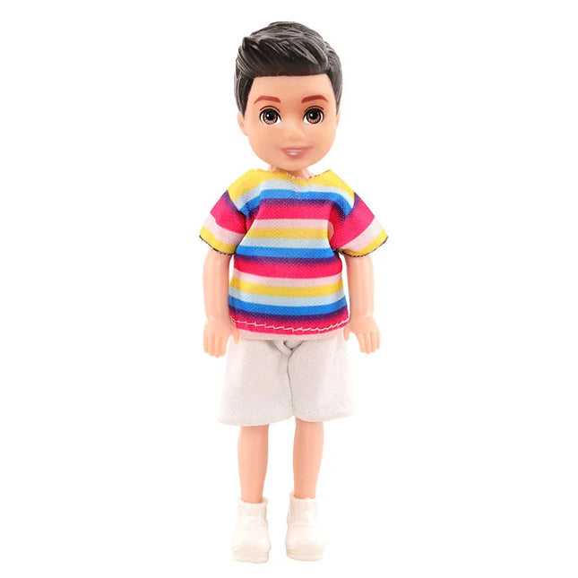 Fashion Wear Kids Toys Doll Clothes Mini Dress Dad Mom Baby Family Outfit Accessories For Dolls DIY Birthday Gift