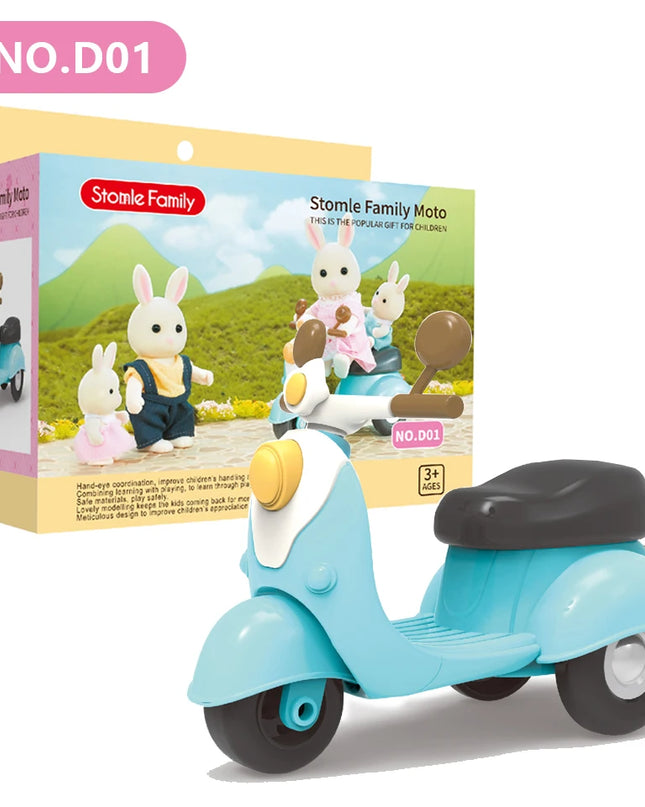 Toys Doll 1:12 Forest Family Montessori Kitchen Compatible Miniature Dollhouse Kitchen Accessories Furniture Pretend Play Gifts