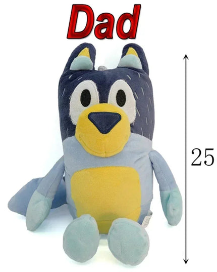 HOT SALE Bluey Dog Bingo Family Plush Toy Cartoon Dog Soft Stuffed Animals Dolls Birthday Christmas Gifts Family Blue-Y Bingo!!!
