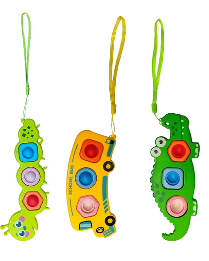 Finger Press Fidget Toys for Children Baby Sensory Finger Exercise Activity Motor Skills Educational Stress Relief Kids Toy Gift