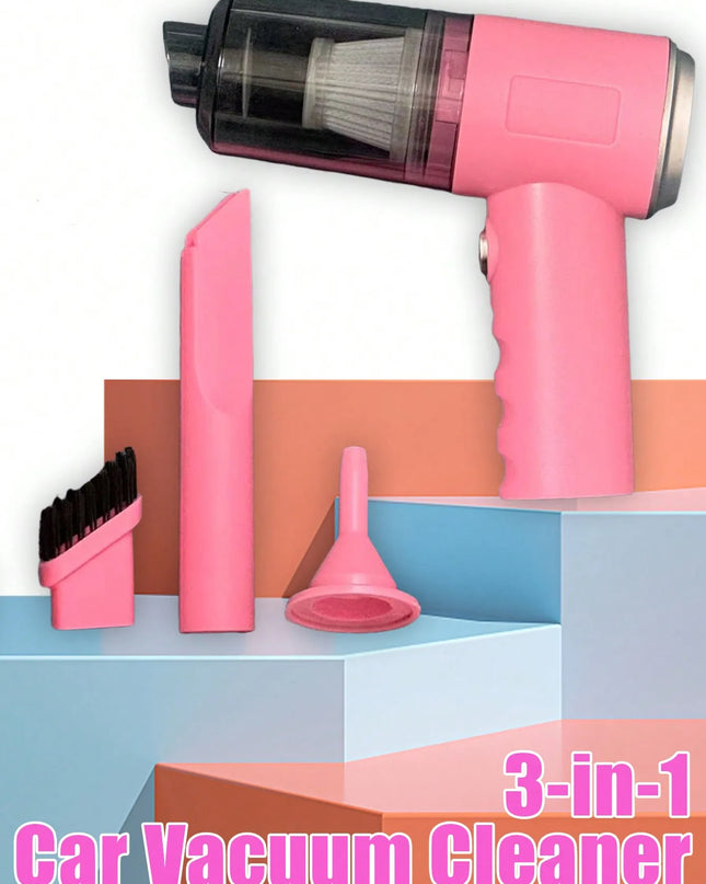 3 In 1 Integrated Suction And Blowing Vacuum Combination Vacuum Cleaner USB Charging Small Car Household Vacuum Cleaner