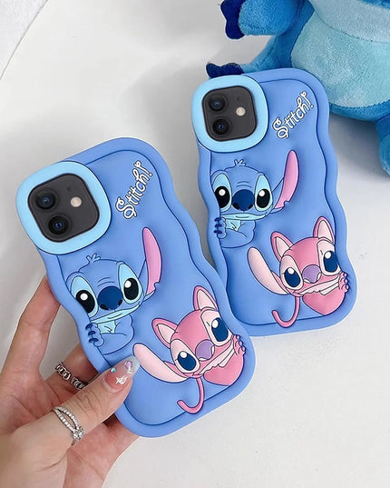 Silicone Wave Stitch Soft Cover Case For iPhone 16 15 14 13 12 11 Pro Plus mini Max Xs XR 6 7 8 SE