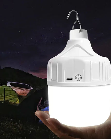 Portable USB Rechargeable LED Pendant Light High Brightness Waterproof Outdoor Lamp for Camping Fishing Emergency Night Lighting