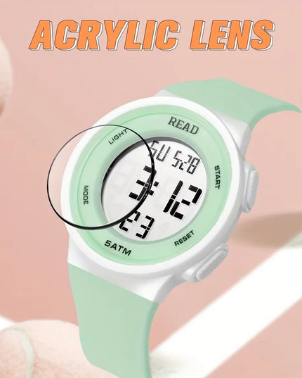 Watches for Women, Fashion Watch With High-Resolution LED Definition Display, Waterproof Multi-Function Electronic Digital Watch