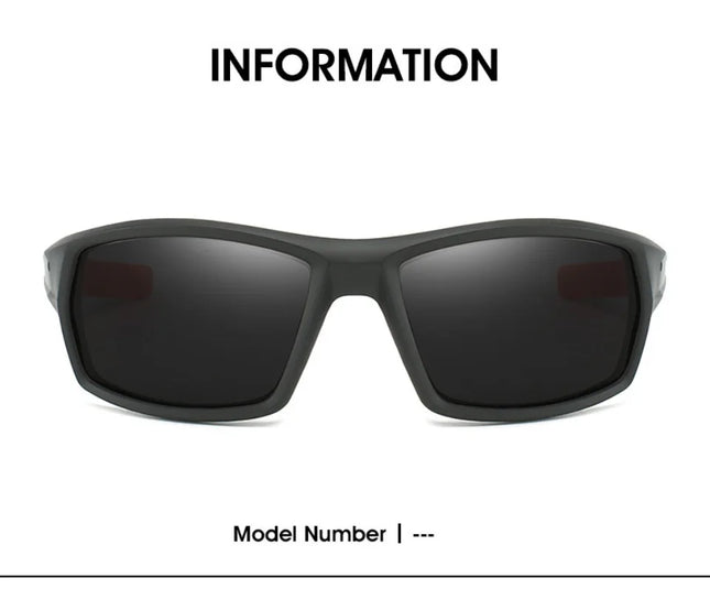 New Sunglasses for Men Sport Polarized Square Frame Camouflage Sun Glasses Driving Fishing Cycling Skiing Sun Eyewear UV400