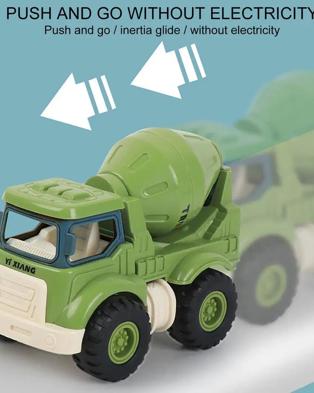 Toy Construction Vehicles Creative Inertia Car Toy Construction Trucks Multipurpose Construction Vehicle Toys Construction