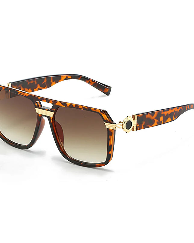 2025 Sunglasses for Women Fashionable Square Frame Glasses with Golden Decorative Legs and Exquisite Design for Women Glasses