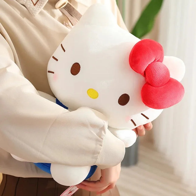 Hello Kitty Anime Hello Kitty Stuffed Toys Plushier Soft Pillow Birthday Gifts For Girls Kawaii Hello Kitty Plush Dolls