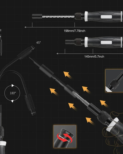 Precision Screwdriver Set, Laptop Tool Kit, 152/25 in 1 Professional Computer Screwdriver Repair Kit T5 T6 Torx Screwdriver