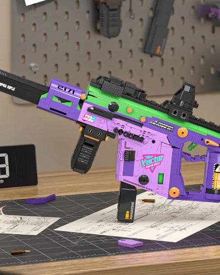 Cool Toy Guns Building Blocks Models Gun Military Weapon Simulated Shooting Plastic Mini Bricks Assembly Toys Boys Gifts