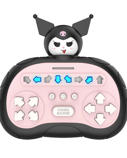 New Kuromi Quick Push Game Pop up Fidget Bubble Electronic Pop it Pro Game Light Stress Relief Toy Adult and Children's Gift toy