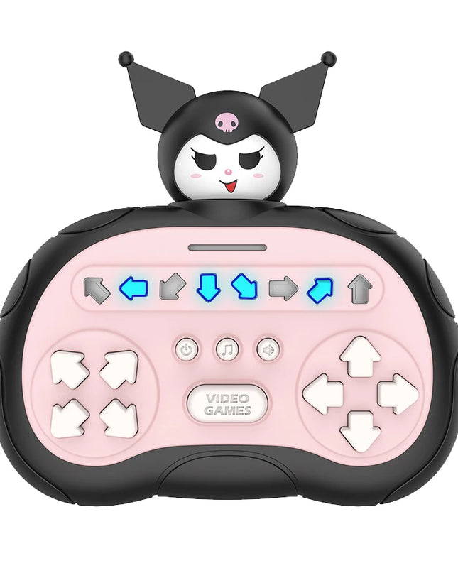 New Kuromi Quick Push Game Pop up Fidget Bubble Electronic Pop it Pro Game Light Stress Relief Toy Adult and Children's Gift toy