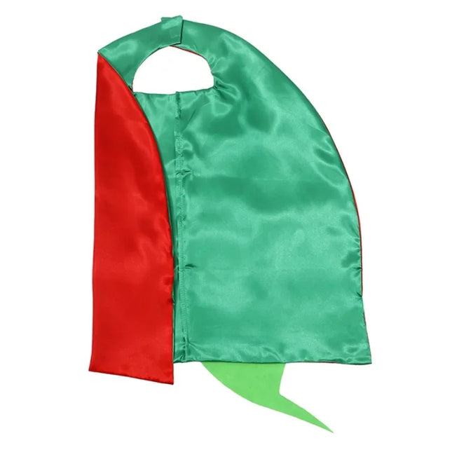 Kids Blue Dinosaur Cloak Dress Up Costume with Tail Mask Animal Play Children Halloween Party Wrist Toys Gifts