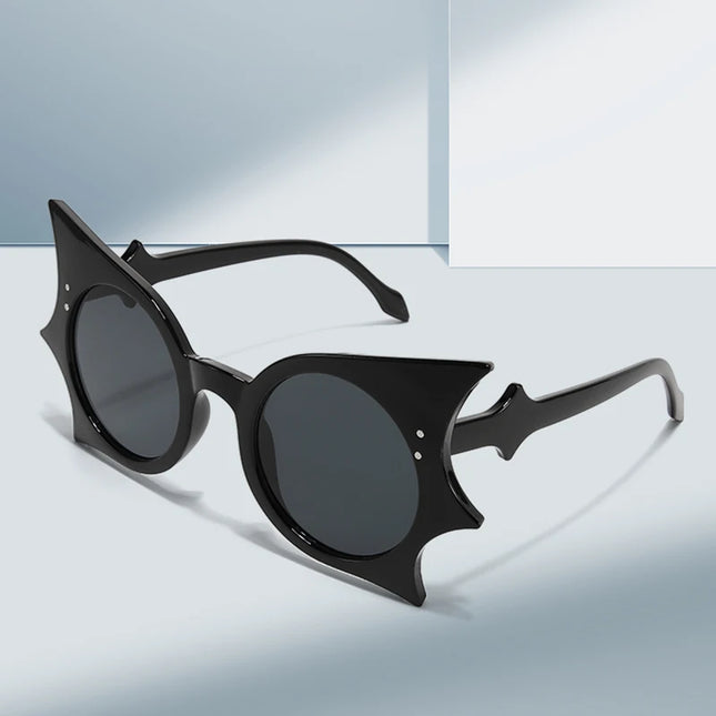 1pc Bat Hip Hop Funny Sunglasses Butterfly Sunglasses Concave Sunglasses Personalized Versatile Sunglasses