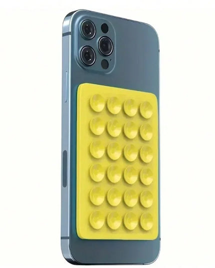 Phone Silicone Suction Cup Holder Multifunctional Suction Cup Wall Stand Square Anti-Slip Single-Sided Case Mount Back Sticker